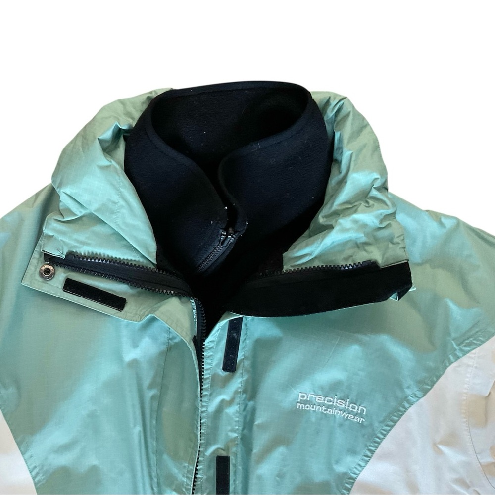 Precision Women’s Green and White Winter Jacket